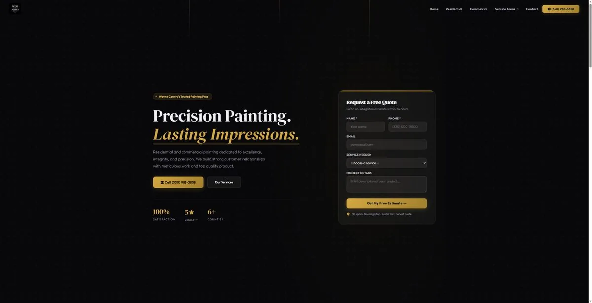 John's Pro Paint website screenshot